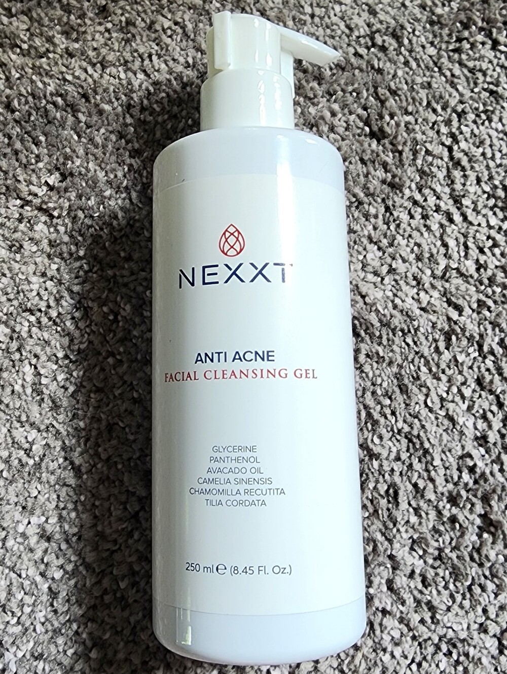 Nexxt Anti-Acne Facial Cleansing Gel, 8.45 Fl oz pump Bottle *SEALED* NEW